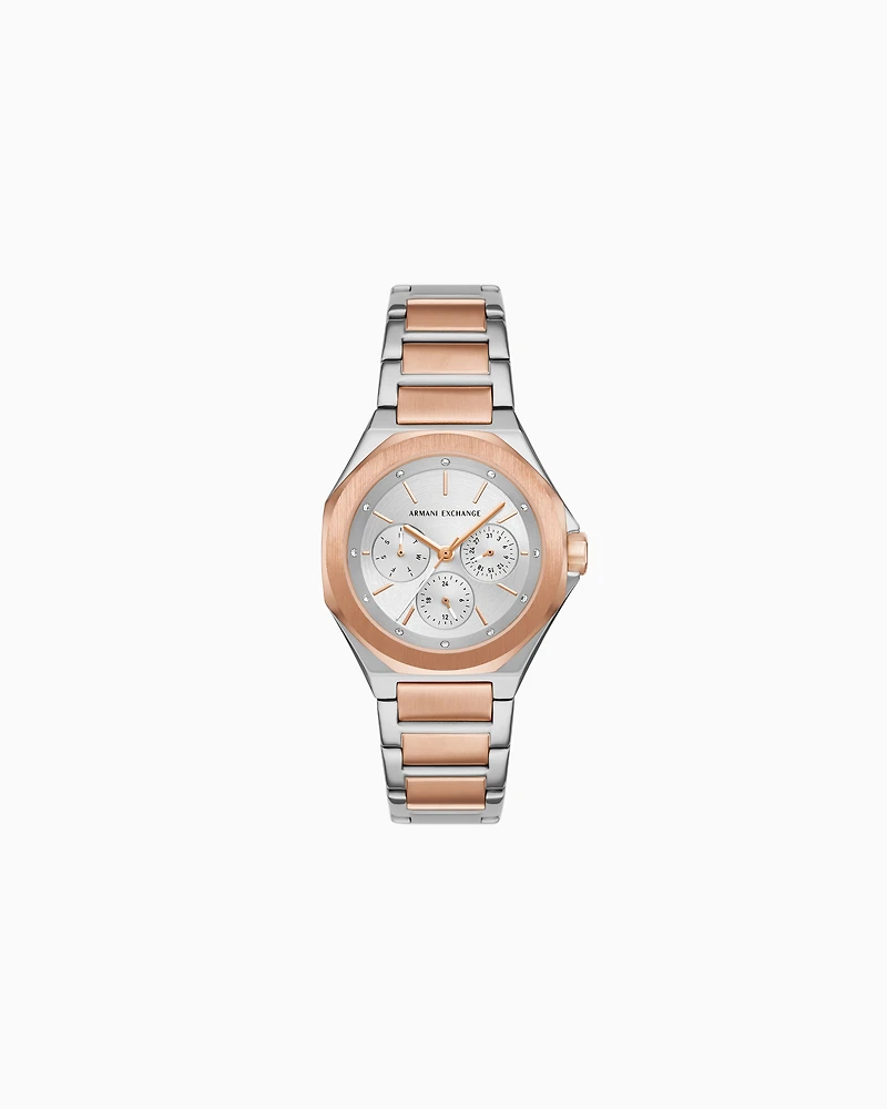 Armani Exchange - Steel Strap Watches, Woman, Multicoloured, Size: TU
