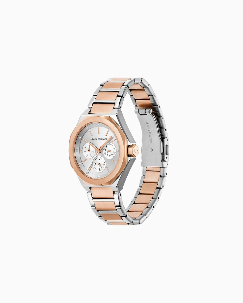 Armani Exchange - Steel Strap Watches, Woman, Multicoloured, Size: TU
