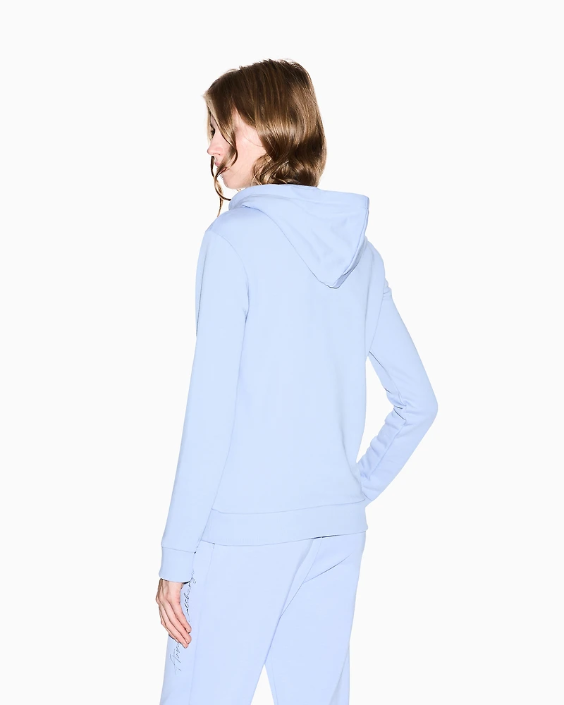 Armani Exchange - Hoodies, Woman, Light Blue, Size: