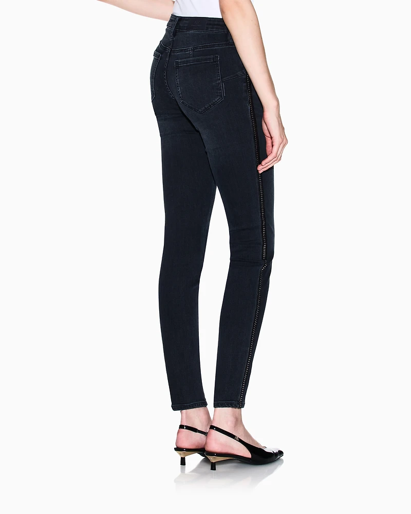 Armani Exchange - Ultra stretch super skinny jeans, Woman, Blue, Size: