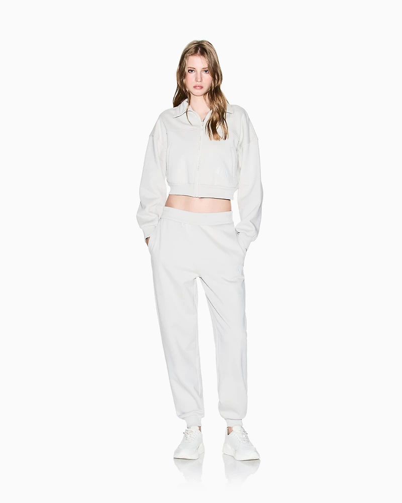 Armani Exchange - Jogger pants with logo, Woman, Beige, Size: