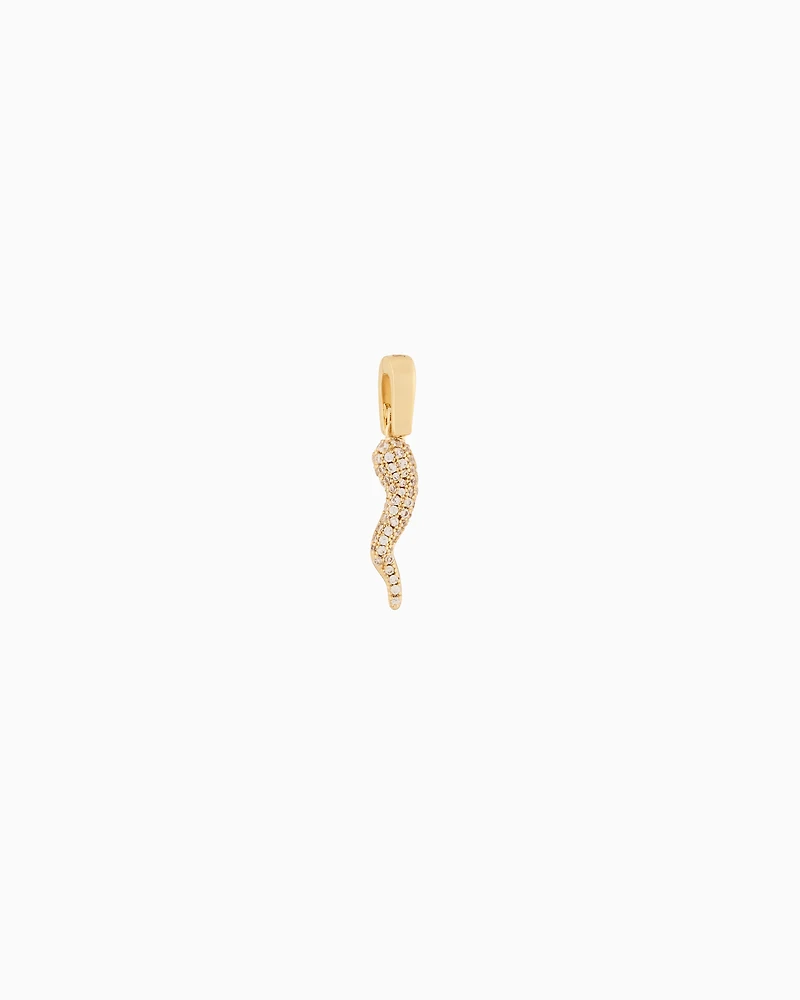 Emporio Armani - Emporio Armani Gold-Tone Charm, Woman, Multicoloured, Size: TU