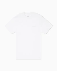 Armani Exchange - Regular fit T-shirt with logo, Man, White, Size: