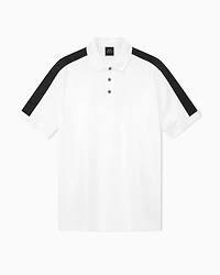 Regular fit polo with contrasting tape