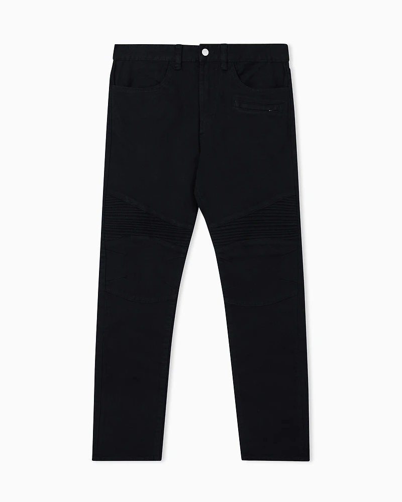 Biker slim fit five pockets