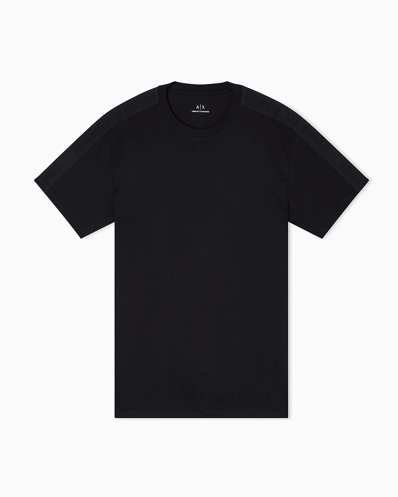 Contrasting regular fit tape t-shirt