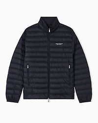 Armani Exchange - Quilted full zip down jacket, Man, Black, Size:
