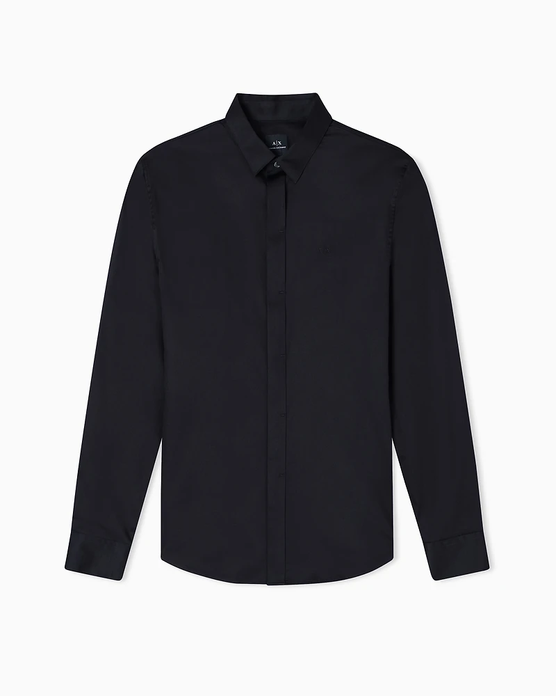 Slim fit cotton shirt