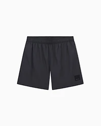 Armani Exchange - ICON PROJECT BOXER SWIM TRUNKS, Man, Black, Size: