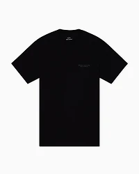 Armani Exchange - Regular fit T-shirt with logo, Man, Black, Size: