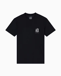 Armani Exchange - Regular fit Icon T-shirt, Man, Black, Size: