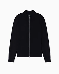 Armani Exchange - Zip-up cardigan, Man, Black, Size: