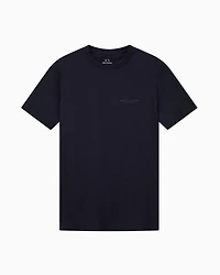 Armani Exchange - Regular fit T-shirt with logo, Man, Navy Blue, Size: