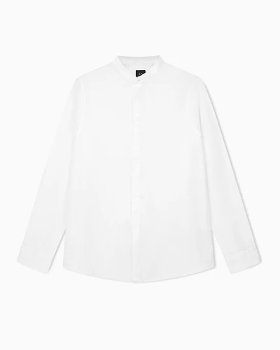Armani Exchange - Classic Shirts, Man, White, Size: