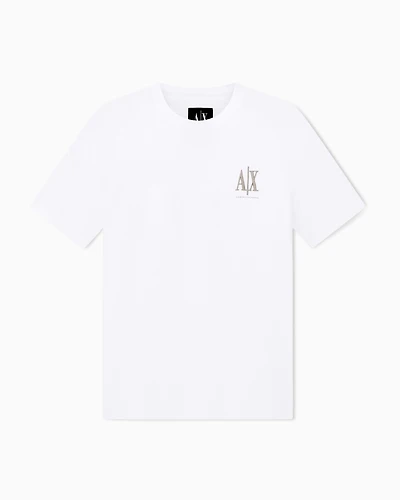 Armani Exchange - Regular fit Icon T-shirt, Man, White, Size: