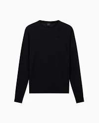Crewneck sweater virgin wool