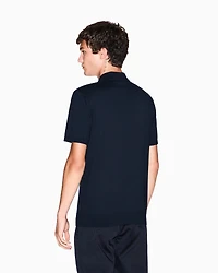 Pique polo shirt with contrasting details