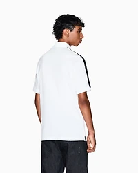 Regular fit polo with contrasting tape