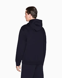 Armani Exchange - Cotton hoodie, Man, Navy_blue, Size: