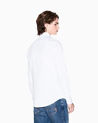 Armani Exchange - Slim fit cotton shirt, Man, White, Size: