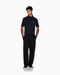Armani Exchange - Regular fit cotton polo shirt, Man, Navy_blue, Size:
