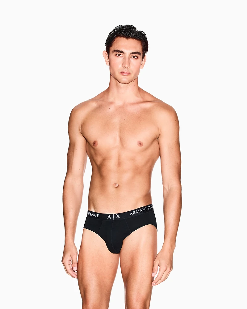 Pack of 3 stretch cotton briefs