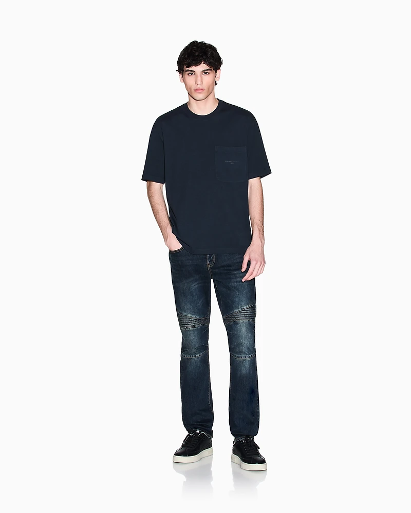 Biker slim fit jeans