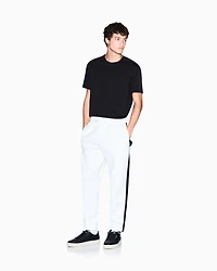 Contrasting regular fit tape t-shirt