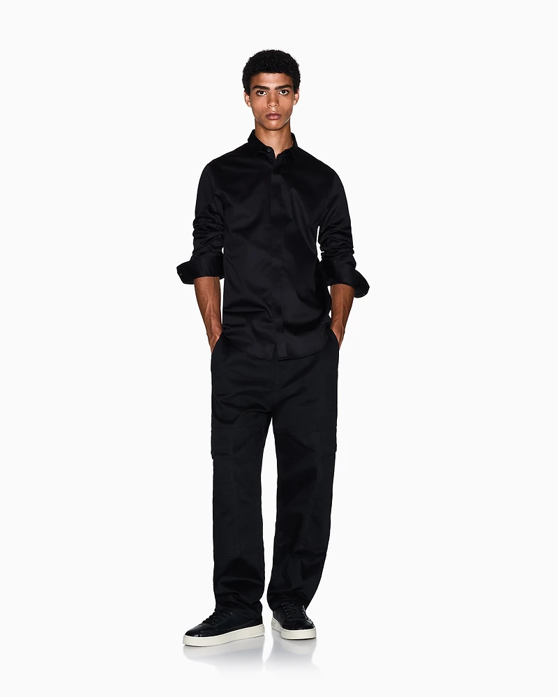 Slim fit cotton shirt