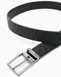 Belt with allover logo