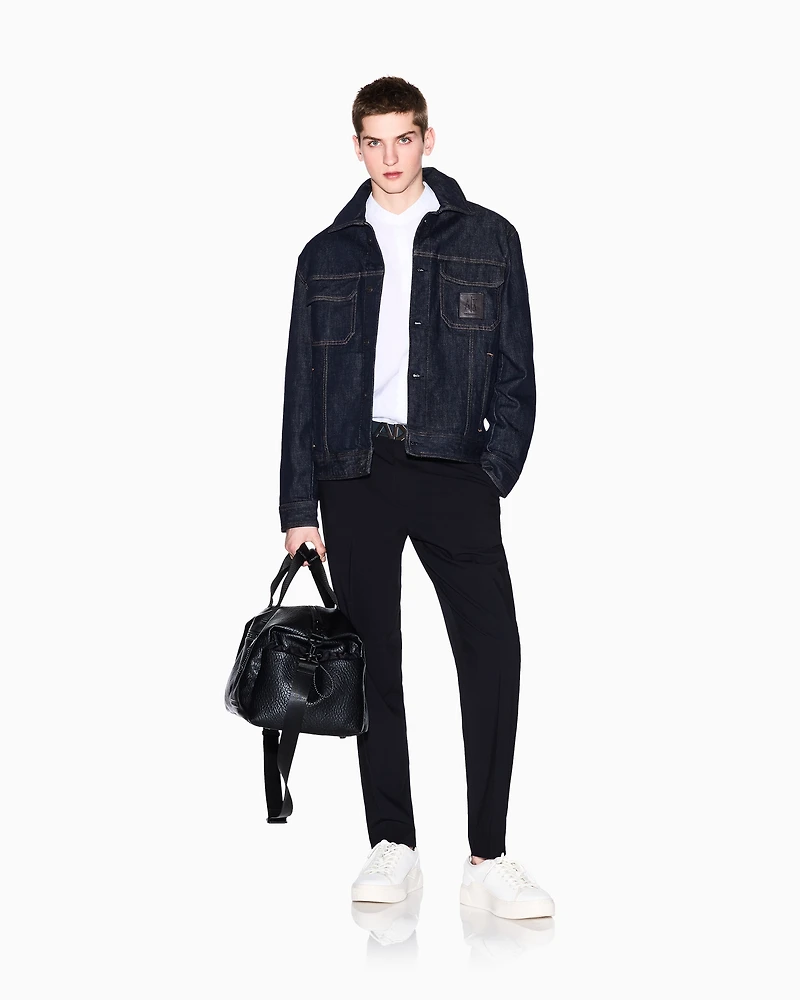 Armani Exchange - Classic Shirts, Man, White, Size: