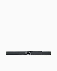 Double-sided leather belt