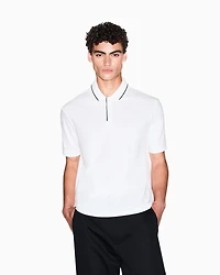 Regular fit polo shirt stretch jersey