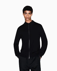 Armani Exchange - Zip-up cardigan, Man, Black, Size: