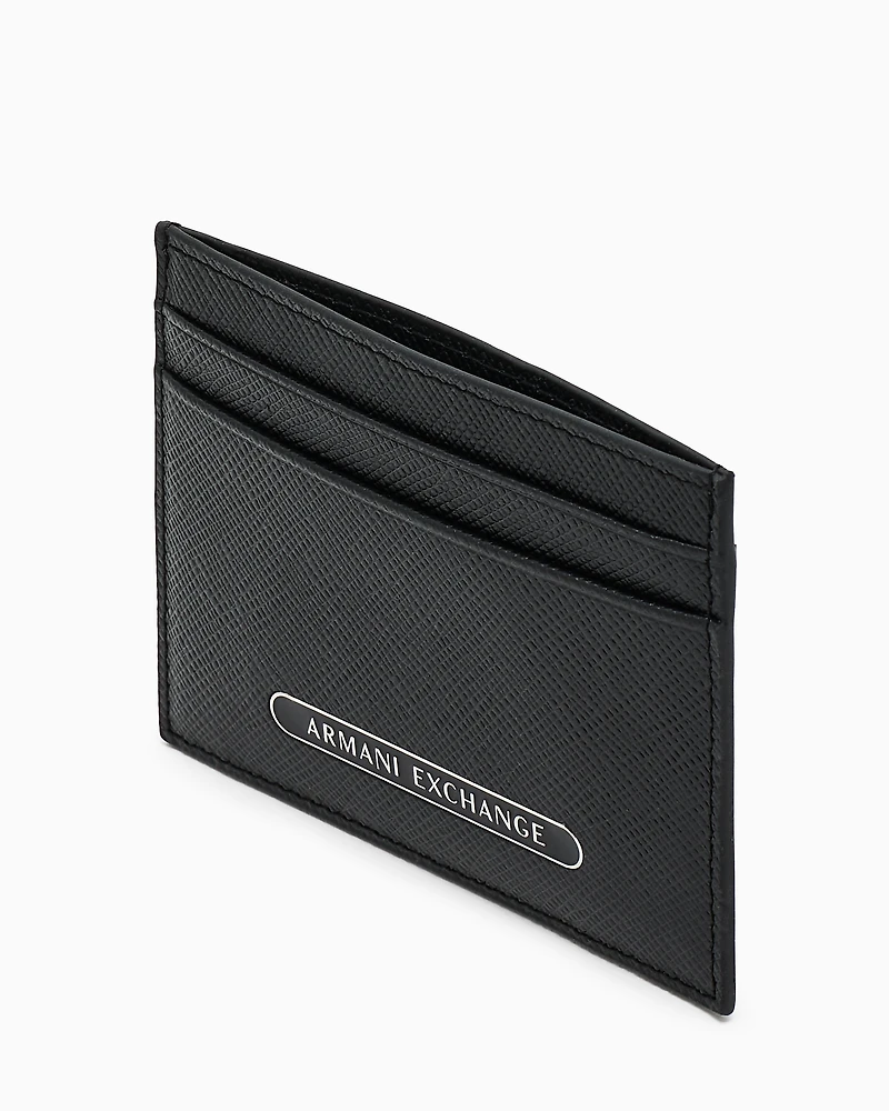 Armani Exchange - Card Holders, Man, Black, Size: TU