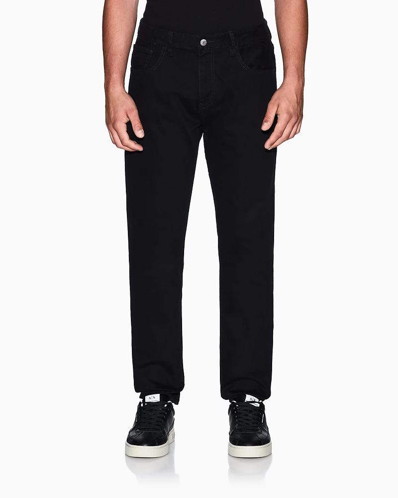 Armani Exchange - Slim Jeans, Man, Black, Size: