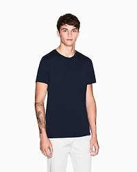 Armani Exchange - Slim fit Pima cotton T-shirt, Man, Navy Blue, Size: