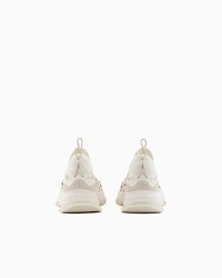 Technical fabric sneakers