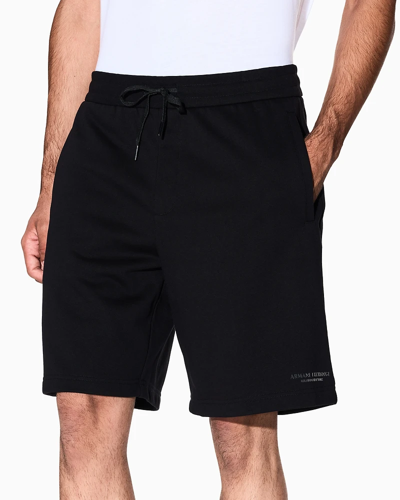 Shorts with tone-on-tone logo