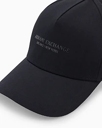 Armani Exchange - NY Logo Visor Hat, Man, Navy Blue, Size: TU