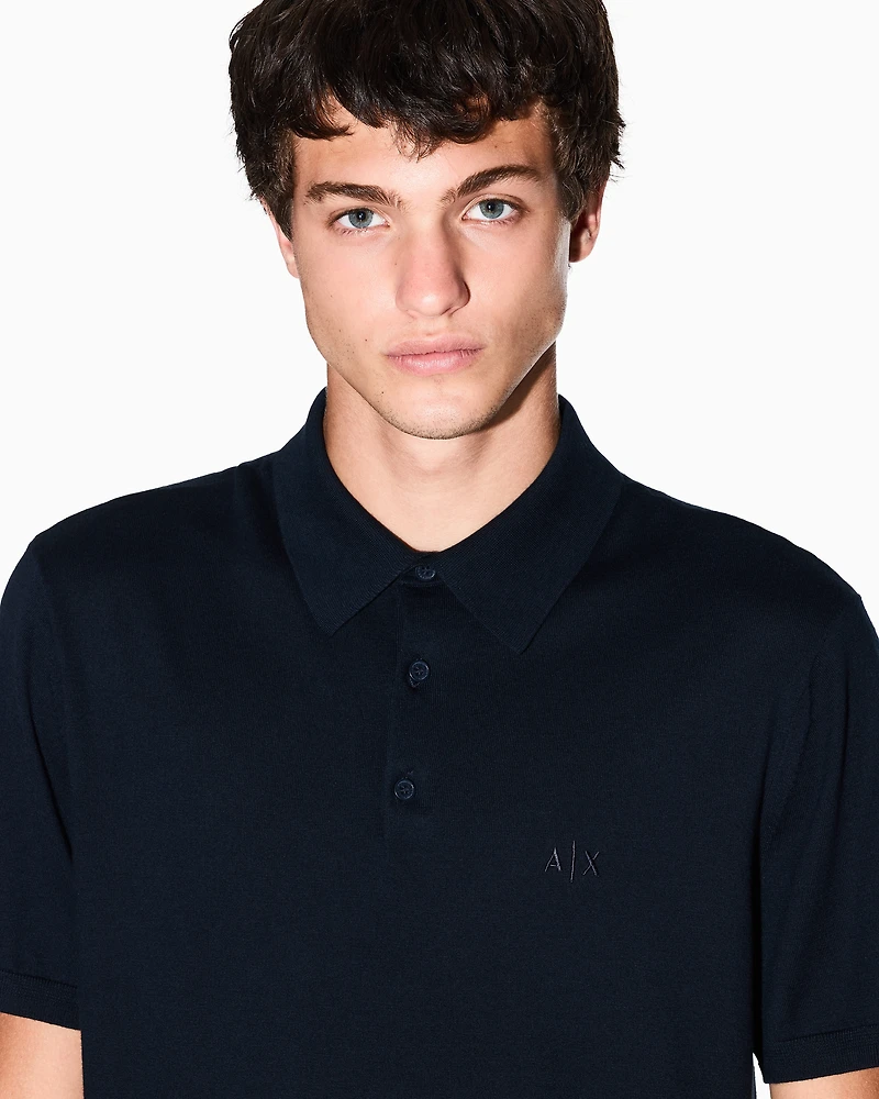 Pique polo shirt with contrasting details