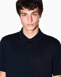 Pique polo shirt with contrasting details