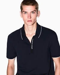 Regular fit polo with logo