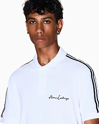 Regular fit polo shirt with Signature Logo