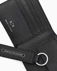 Armani Exchange - Wallet and keychain set, Man, Black, Size: TU