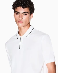 Regular fit polo shirt stretch jersey