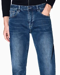 Armani Exchange - Relaxed fit 5-pocket jeans, Man, Blue, Size: