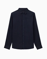 Regular fit linen shirt