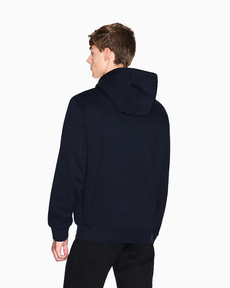 Armani Exchange - Basic zip-up hoodie, Man, Navy Blue, Size: