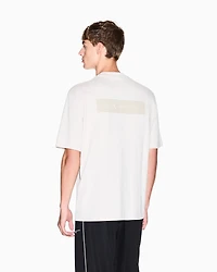 Armani Exchange - Regular fit T-shirt with print on the back, Man, White, Size: